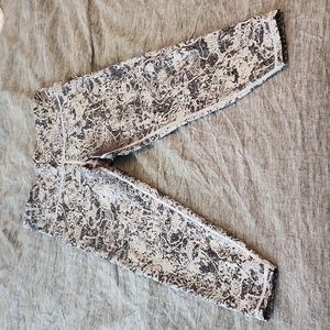 Athleta elation graffiti fleur 7/8 tight 1x